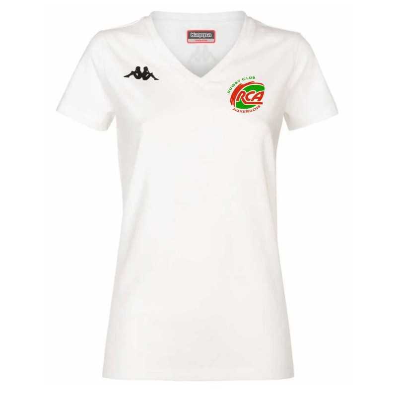 KAPPA TEE SHIRT COTON COL V RCA BRIZZA - 1 KAPPA TEE SHIRT COTON COL V RCA BRIZZA - 1