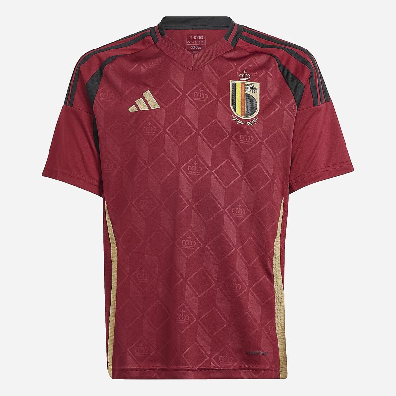 RBFA MAILLOT DOMICILE JUNIOR ADIDAS SAISON 2024-2025 9/10 ANS