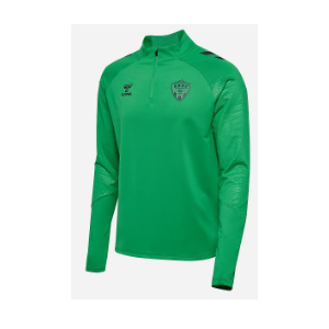 HUMMEL - 1/4 ZIP TRAINING PRO ASSE 2024/2025 BRIGHT GREEN, S