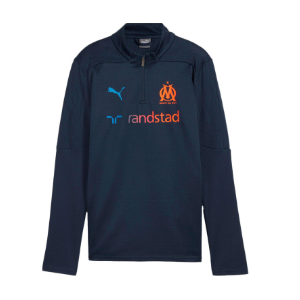 OM SWEAT ENTRAINEMENT 1/4 ZIP JUNIOR PUMA SAISON 2024-2025 140 (9-10)  - 1