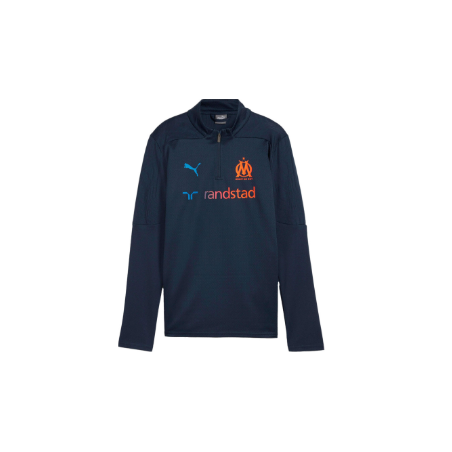 OM SWEAT ENTRAINEMENT 1/4 ZIP JUNIOR PUMA SAISON 2024-2025 140 (9-10)  - 1