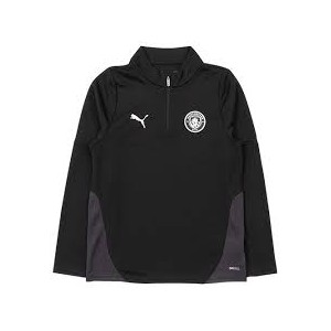 MCFC SWEAT 1/4 ZIP ENTRAINEMENT JUNIOR PUMA 2025-2026 140 (9-10)  - 1